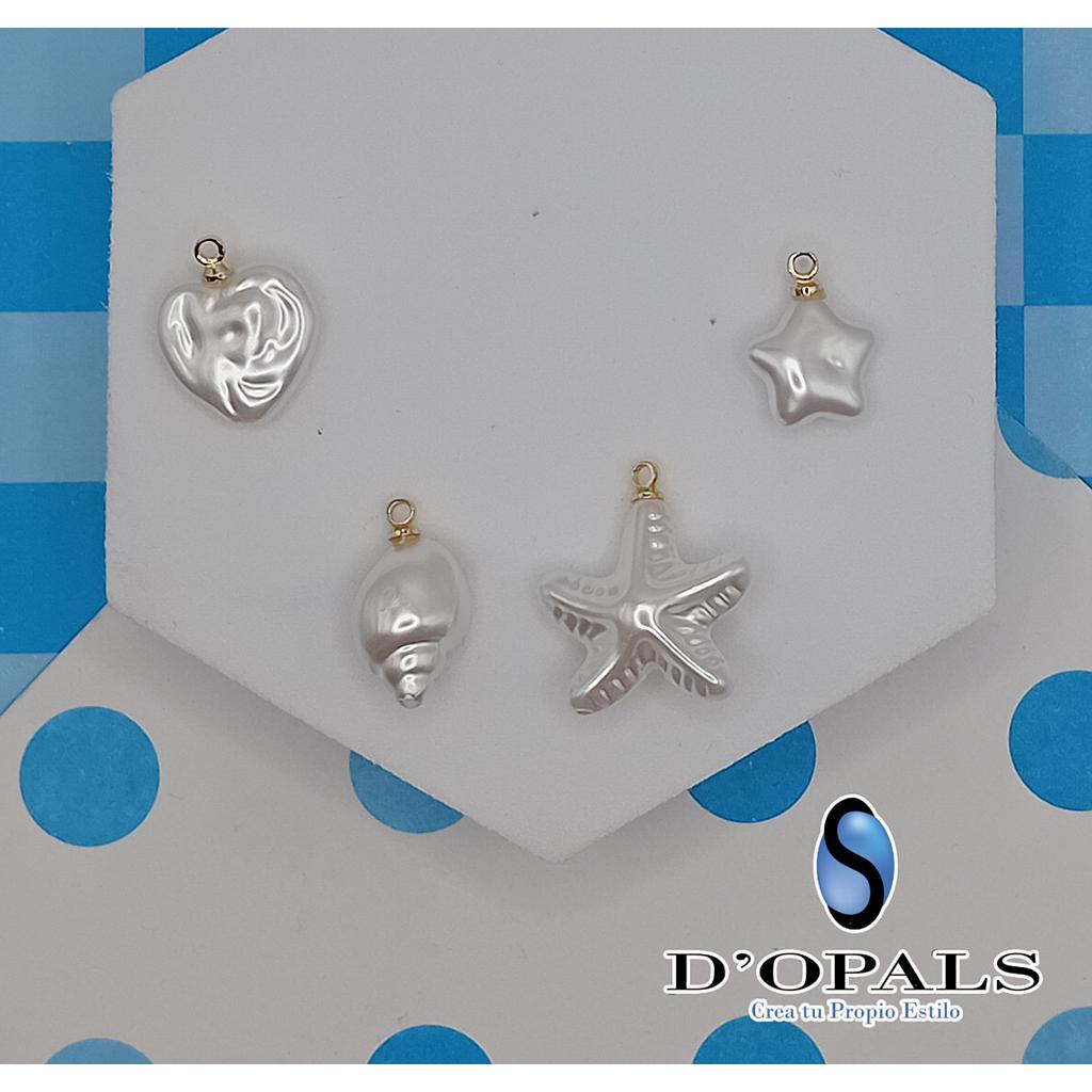 DIJE VARIOS DE PERLA ACRILICA