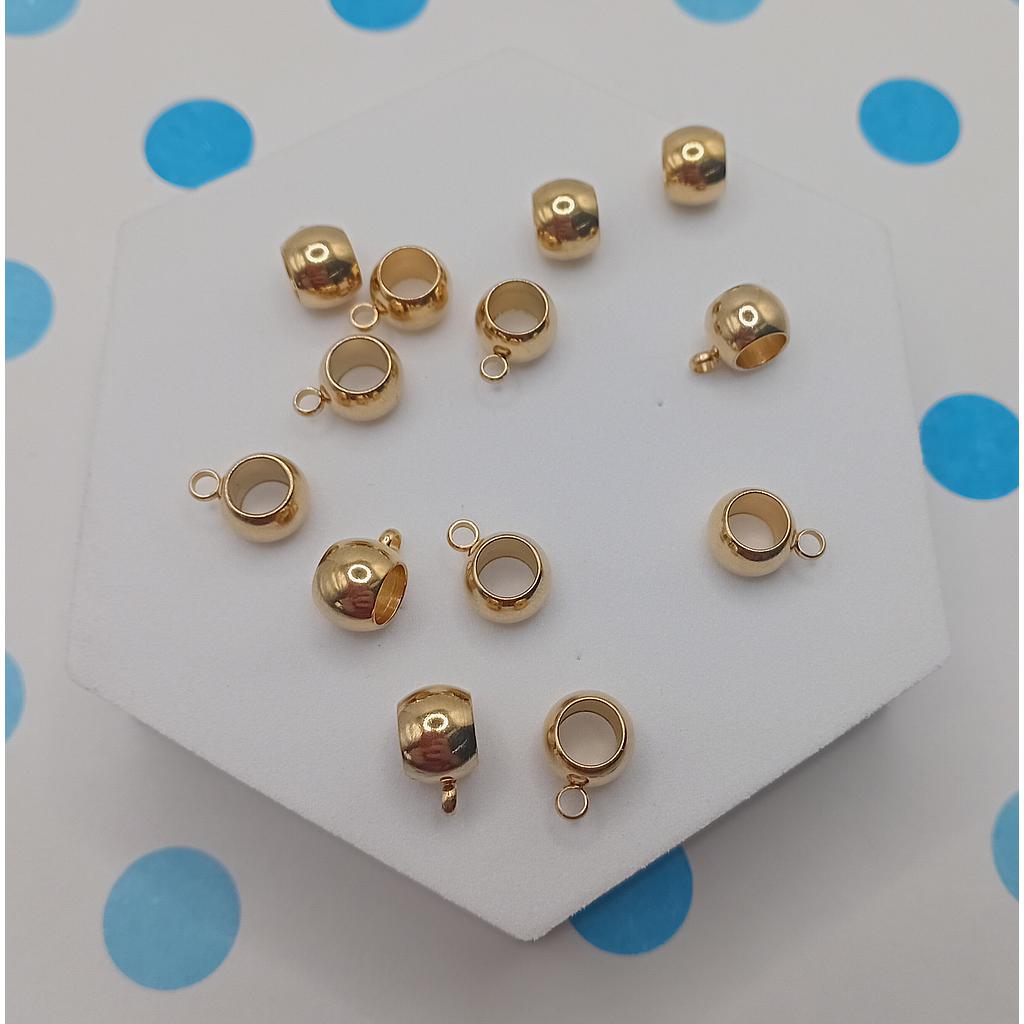 PORTA DIJE DE ACERO 8MM