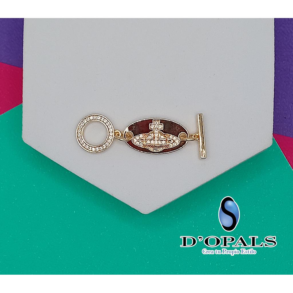 BROCHE TIPO T DE ELECTROENCHAPADO