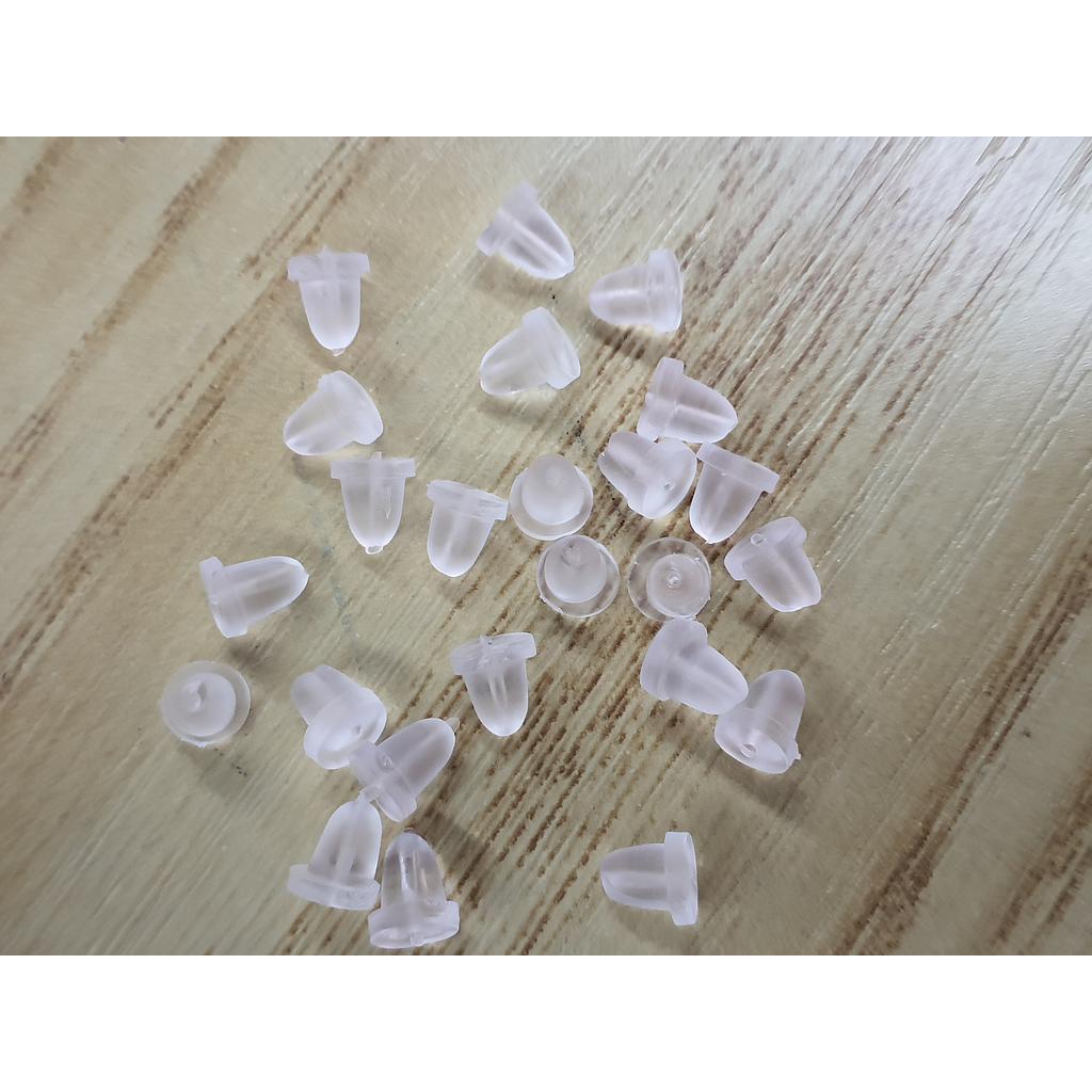 TAPONES DE GOMA PARA ARETES 24PCS