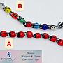 MURANO MARIQUITA MIXTA 9X13MM 20PCS