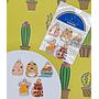 DIJES DE CAPIBARA ENAMEL 5PCS