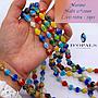 MURANO ROMBOS MULTICOLORES 10X12MM 28PCS APROX.